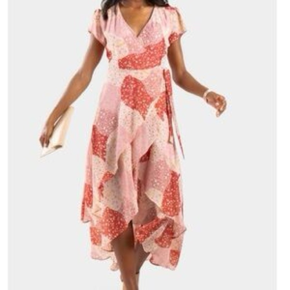 Francesca’s - Blue Rain High-Low Dress Size L